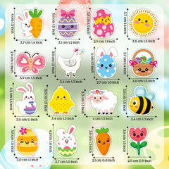 BeYumi bunny design Easter sticker closeup for classroom rewards ideas.