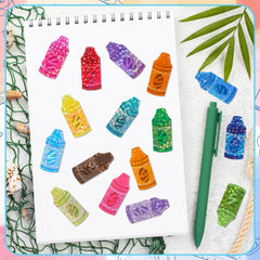 BeYumi peel-and-stick decals apply smoothly on phones, guitars, or folders