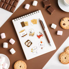 BeYumi peel-and-stick marshmallow design ready to decorate laptops