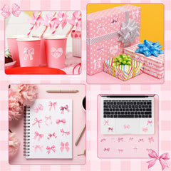 BeYumi Pink Bows enrich scrapbooking pages with varied pattern options