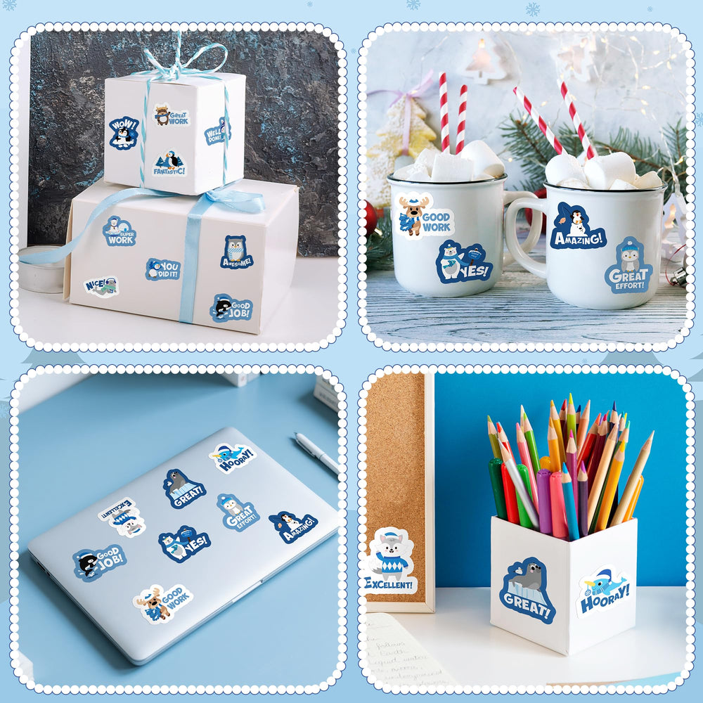 BeYumi stickers on notebook classroom reward enhance student engagement.