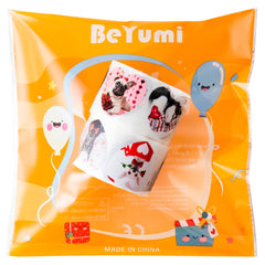BeYumi Valentine dog stickers roll 6 perfect for DIY gifts and school projects.
