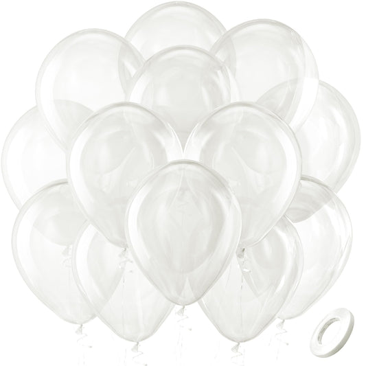 Bezente clear balloons 12 inch hero image for eye-catching wedding decor