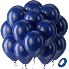 Bezente navy blue balloons 12inch pack for elegant wedding backdrops