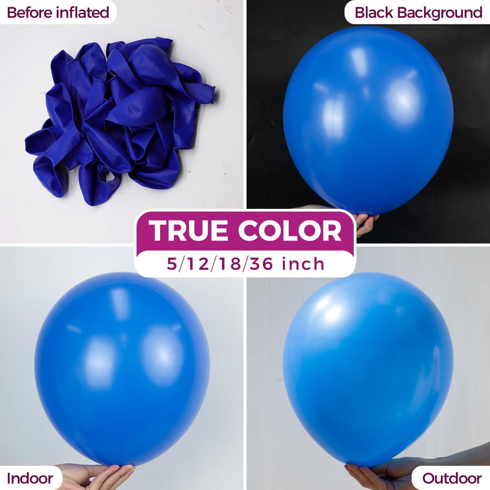 Bezente navy blue balloons for elegant weddings and nautical themes