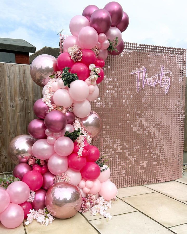 Bezente pastel pink balloons soft shades for romantic bridal events