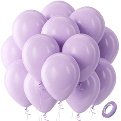 Bezente pastel purple 12-inch balloons for elegant wedding decor.