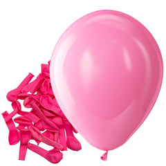 Bezente pink balloons 5inch for festive birthday decor and easy decorating.