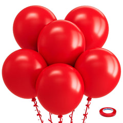 Bezente red balloon 18 inch close-up for bold party decor and festive ambiance