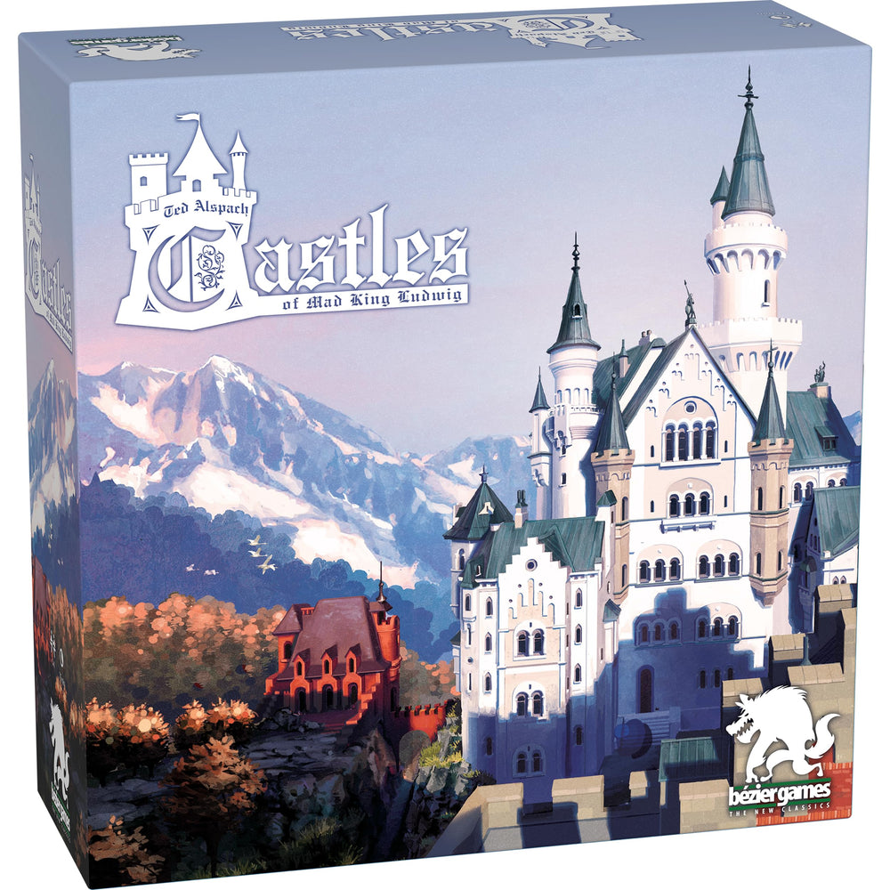 Bezier Games Castles of Mad King Ludwig tiles for varied rooms and layouts.