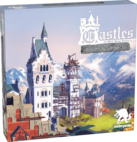 Bezier Games Castles of Mad King Ludwig Renovations tile enhances layout flexibility and scoring potential.