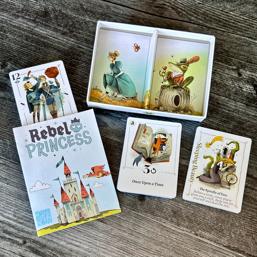 Bezier Games Rebel Princess round rule image, each round reshapes tactics.