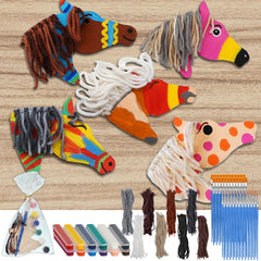 BGick wooden horse kit for DIY party decor and kid-friendly crafting.