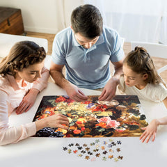 Bgraamiens Fruit Feast puzzle assembled art reveals a playful, satisfying finish