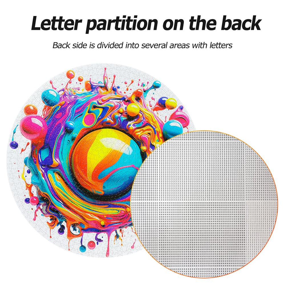 Bgraamiens Paint Splashes gift-ready puzzle for color lovers seeking a hard challenge