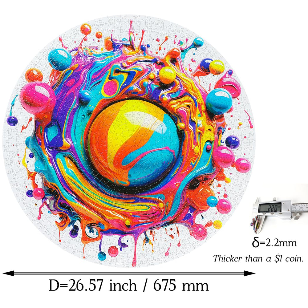 Bgraamiens Paint Splashes premium packaging box enhances gifting and safekeeping