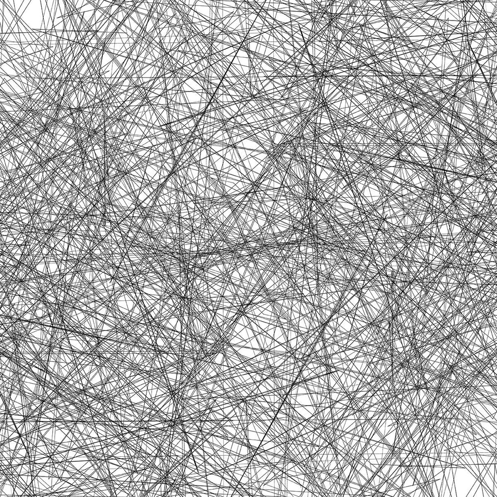 Bgraamiens The Lines 1000-piece puzzle, black and white pattern for mindful focus.