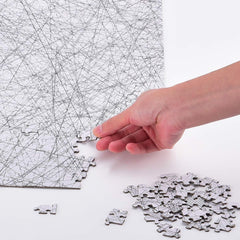 Sturdy chipboard pieces from Bgraamiens The Lines endure repeated handling.