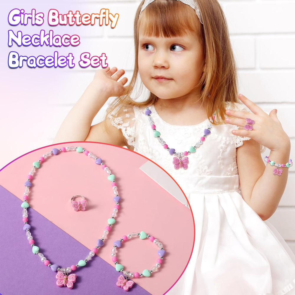 BGSHEMNI butterfly ring, lightweight and safe for little fingers during pretend games.