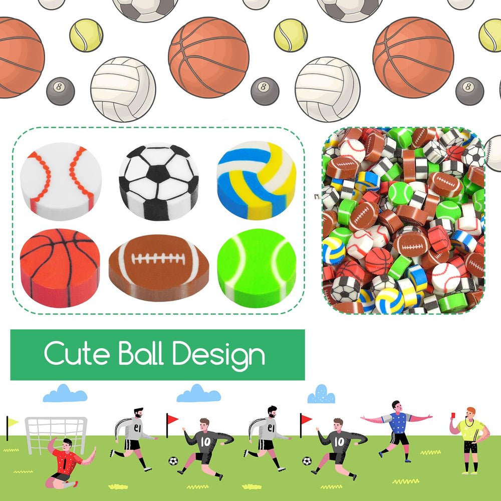 BHUCUTU animal sports erasers offer playful patterns for learning activities