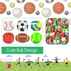BHUCUTU animal sports erasers offer playful patterns for learning activities