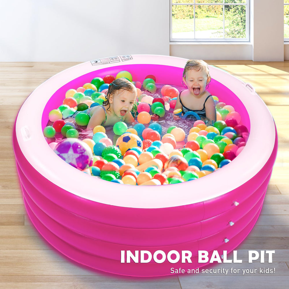 Biange backyard pool ready for summer parties and play.