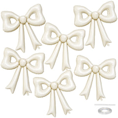 Biapian cream bow balloon 30 inch for chic party decor and photo moments.