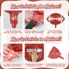 Premium Biapian football balloons offer quality and long-lasting display