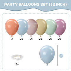 Biapian pastel retro balloons purple closeup to elevate wedding color scheme