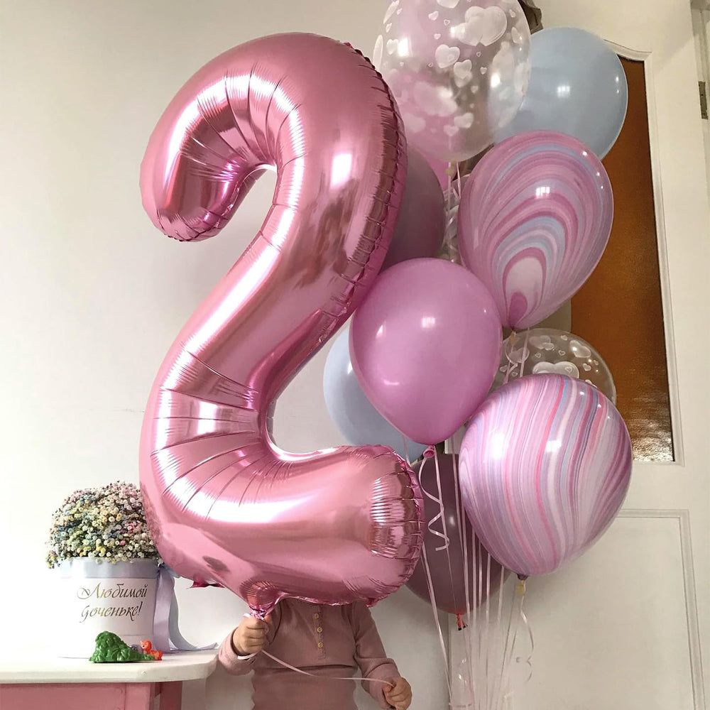 Biapian princess party foil number 6 balloon for magical photo ops.