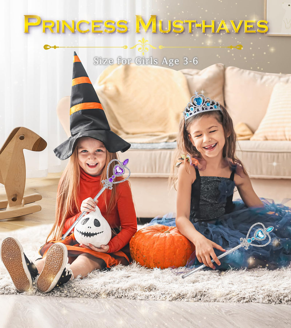 BIBUTY comfortable-fit tiara and wand for hassle-free dress-up.