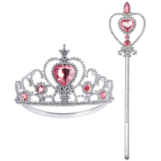 BIBUTY princess crown close-up with gem detailing, ideal for imaginative play
