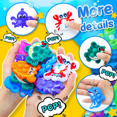 BicMan party favor pop keychain bundle for celebrations and rewards.
