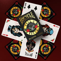 Bicycle air cushion finish on cards enhances smooth handling during play.