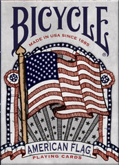 Bicycle American Flag poker-size deck for confident casual gaming.