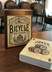 Elegant foil-detail enhances the Bicycle Bourbon deck’s collectible look.