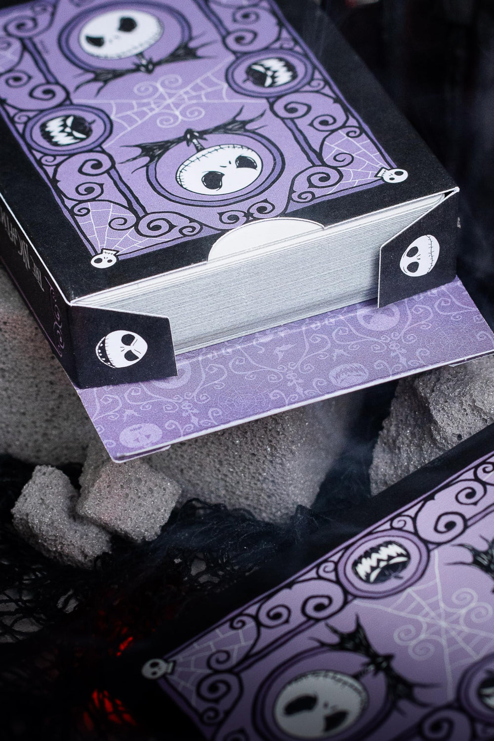 Bicycle Card back design features detailed Nightmare imagery.