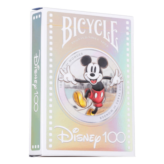 Bicycle Disney 100-year anniversary deck with holographic foil for display and play