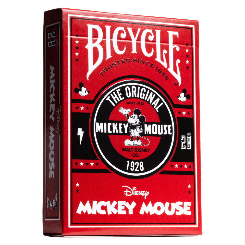 Bicycle Disney 1928 Mickey Mouse front cards featuring Mickey and Minnie for collectors