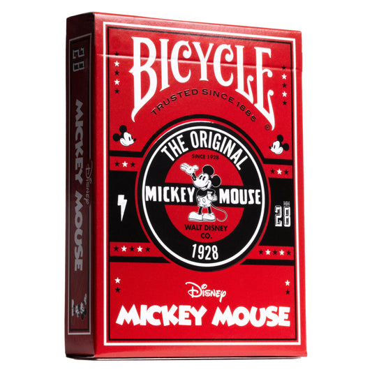 Bicycle Disney 1928 Mickey Mouse front cards featuring Mickey and Minnie for collectors