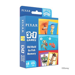 Bicycle Disney Pixar 3-in-1 Memory deck supports focus and quick learning