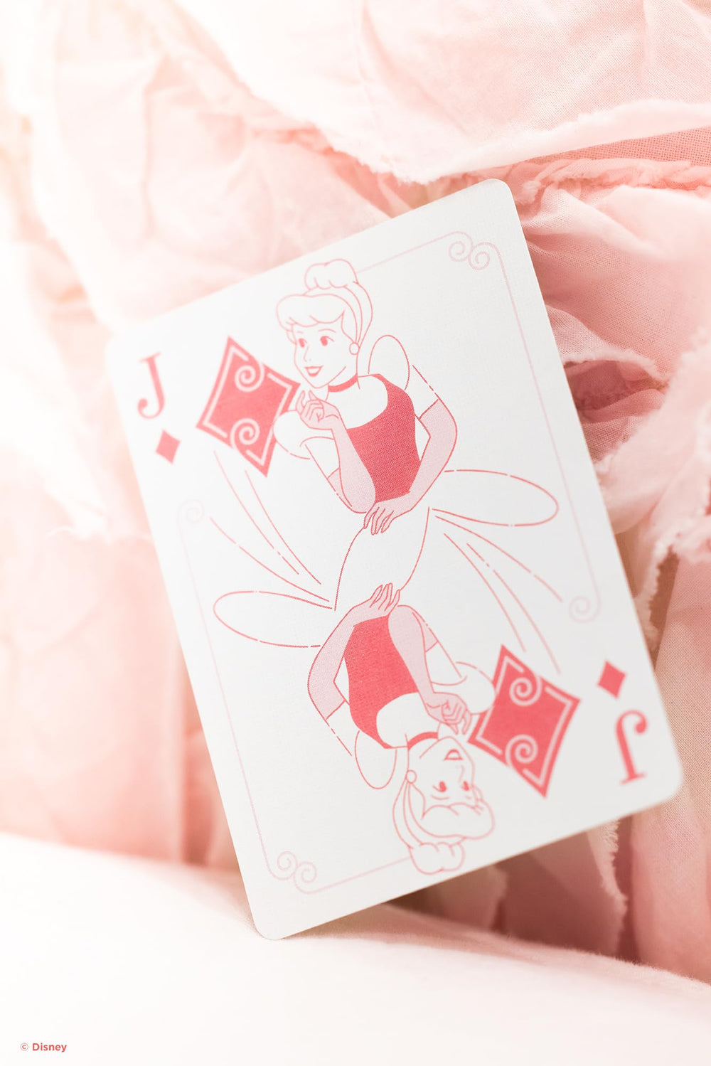 Non-toxic plant-based ink print on Bicycle Disney Princess cards