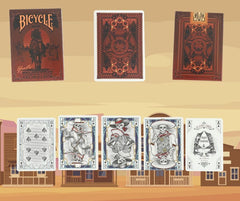 Bicycle Ghosts of Tombstone poker-size deck ready for display or play.