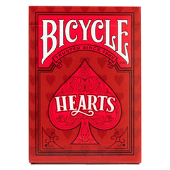 Bicycle Hearts card back design featuring the Delorean and Easter egg imagery.