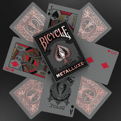 Bicycle Metalluxe premium cardstock designed for durability.