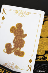 Close-up of Metalluxe foil detail on the card back.