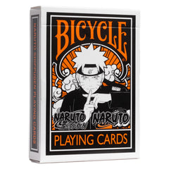 Bicycle Naruto Shippuden back design with Leaf Village symbol for collectors and gameplay ease