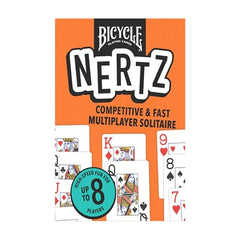 Bicycle Nertz eight color-coded decks keep players organized during competitive play.
