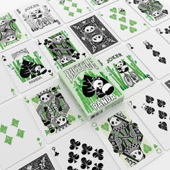 Bicycle Panda Playing Cards air cushion finish, delivering smooth shuffles and solid feel.