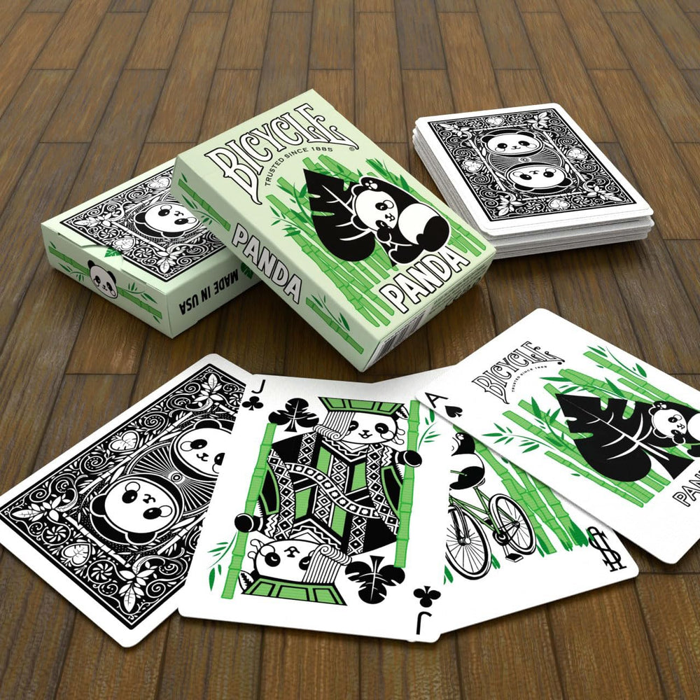 Bicycle Panda Playing Cards made in the USA, supporting local production and trusted quality.